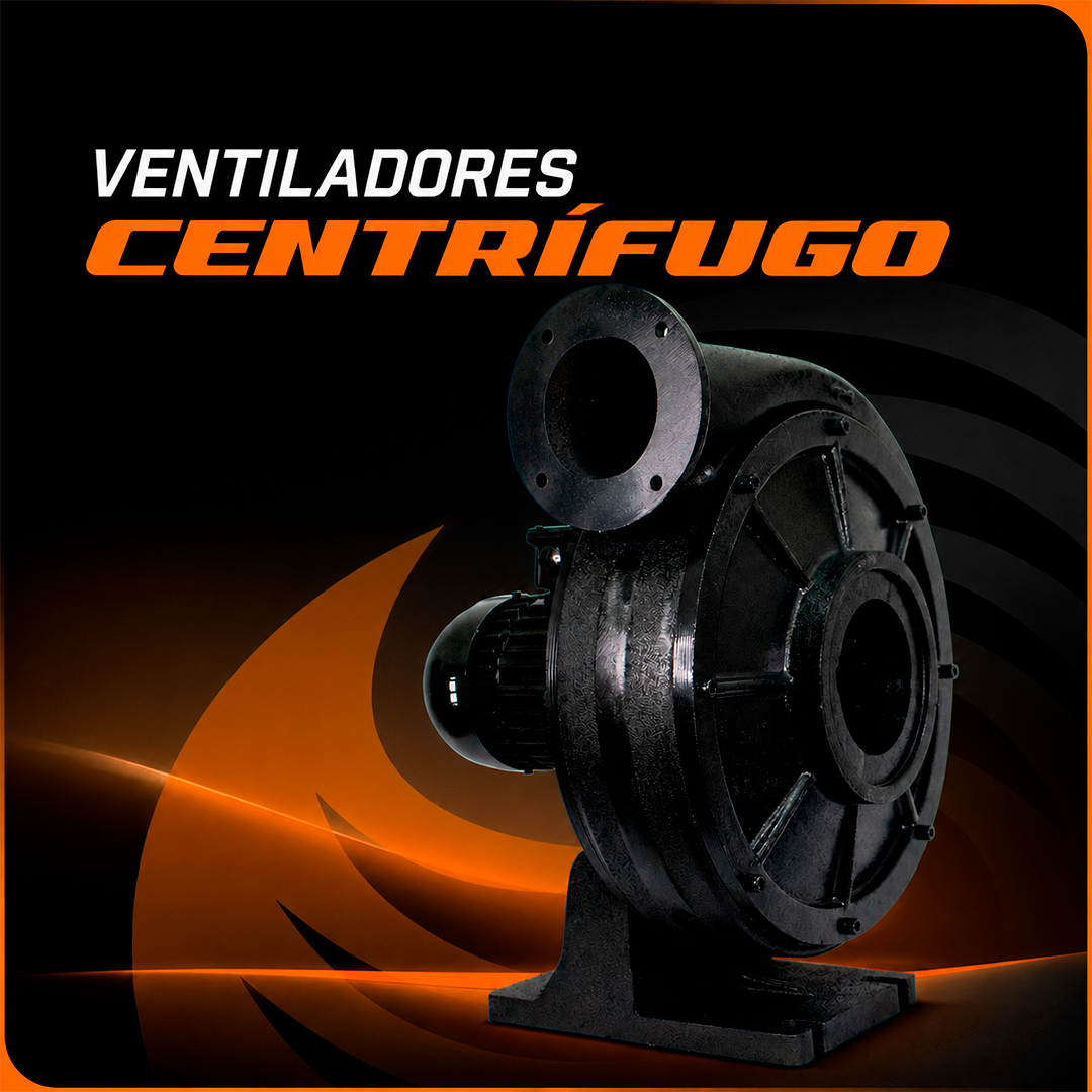 Ventilador Centrífugo Industrial para Exaustão — Trifásico IP55 | DJE